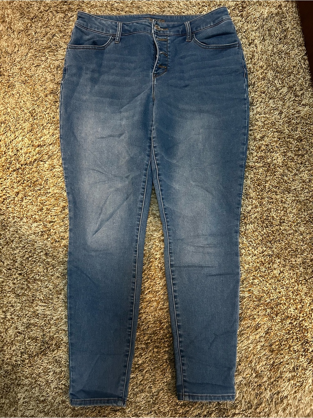 Maurices Skinny High-Rise Jeans in Blue Wash